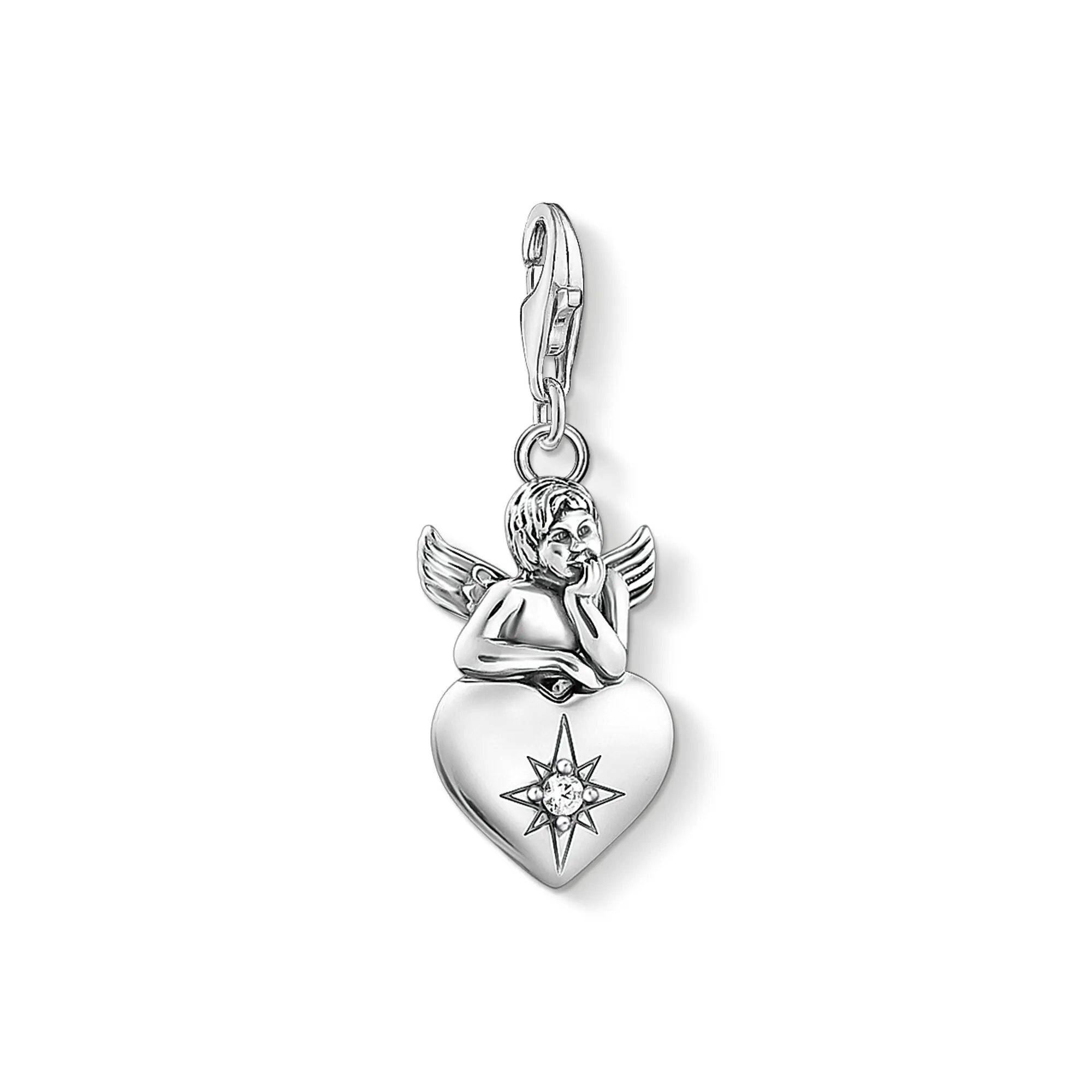 Thomas Sabo Charm Club Sterling Silver Guardian Angel Collectable Charm D sold by C.W. Sellors