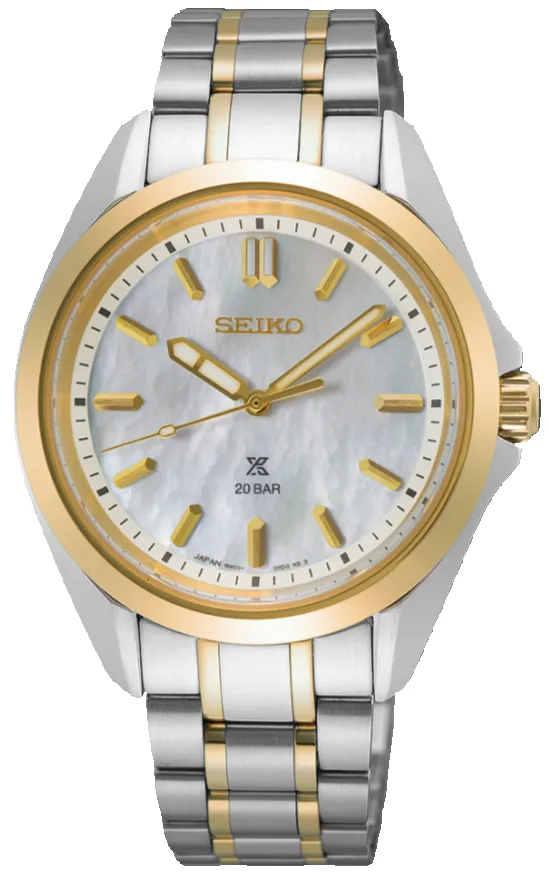 Seiko Prospex Sea Ladies Two Tone Watch sold by C.W. Sellors