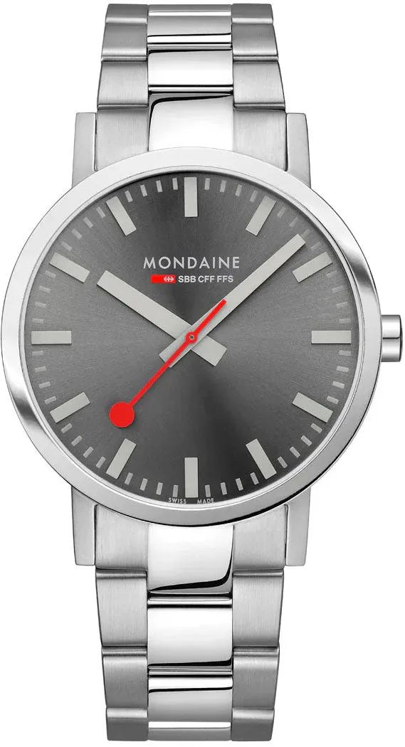 Mondaine Classic Grey Mens Watch sold by C.W. Sellors product image thumbnail 2