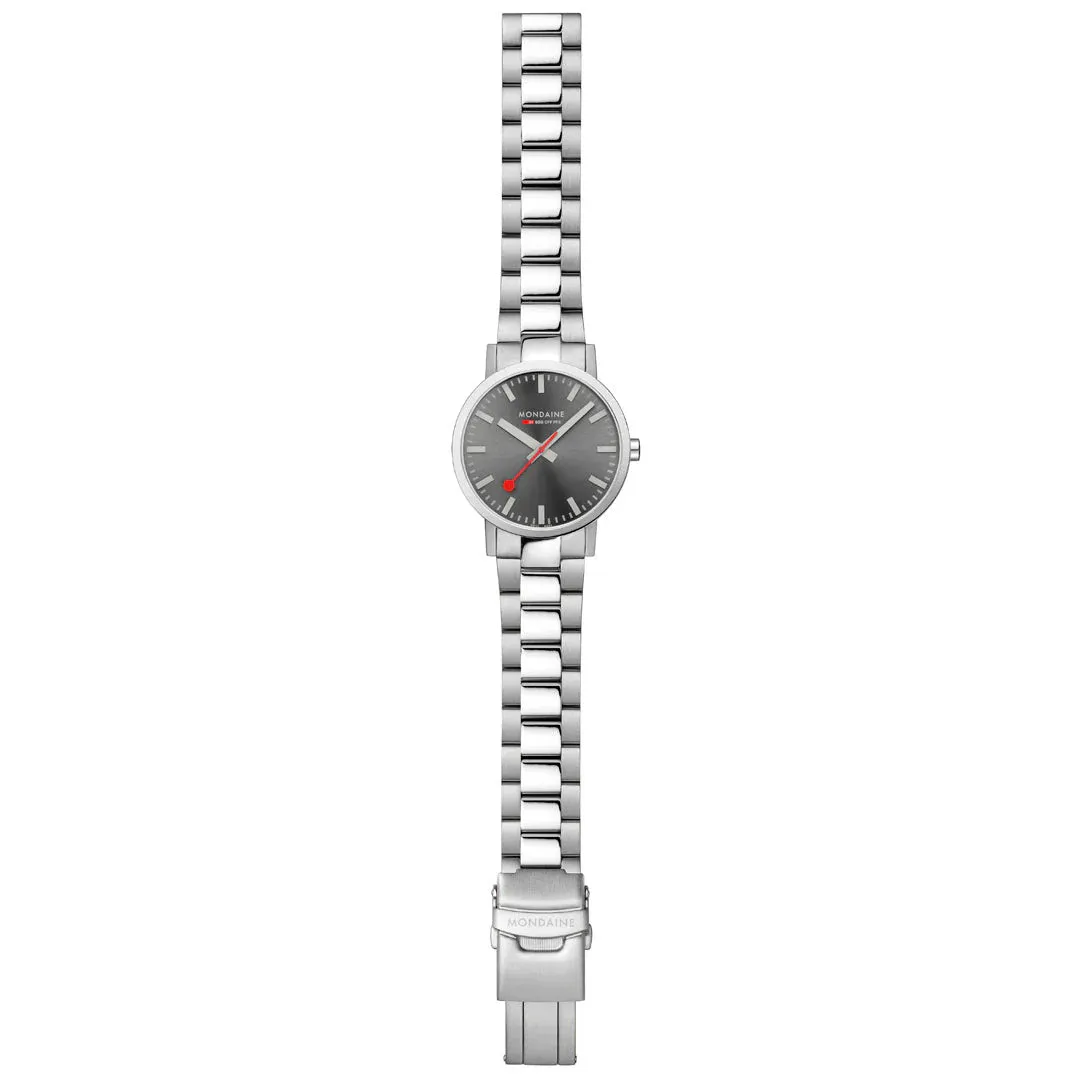 Mondaine Classic Grey Mens Watch sold by C.W. Sellors product image thumbnail 3