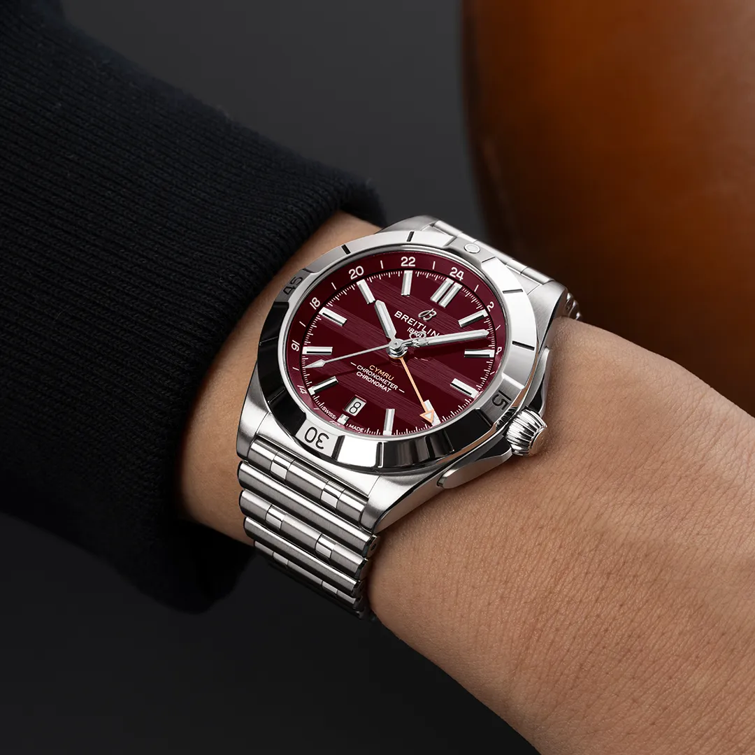 Breitling Chronomat Six Nations GMT 40 Wales Watch sold by C.W. Sellors product image thumbnail 5
