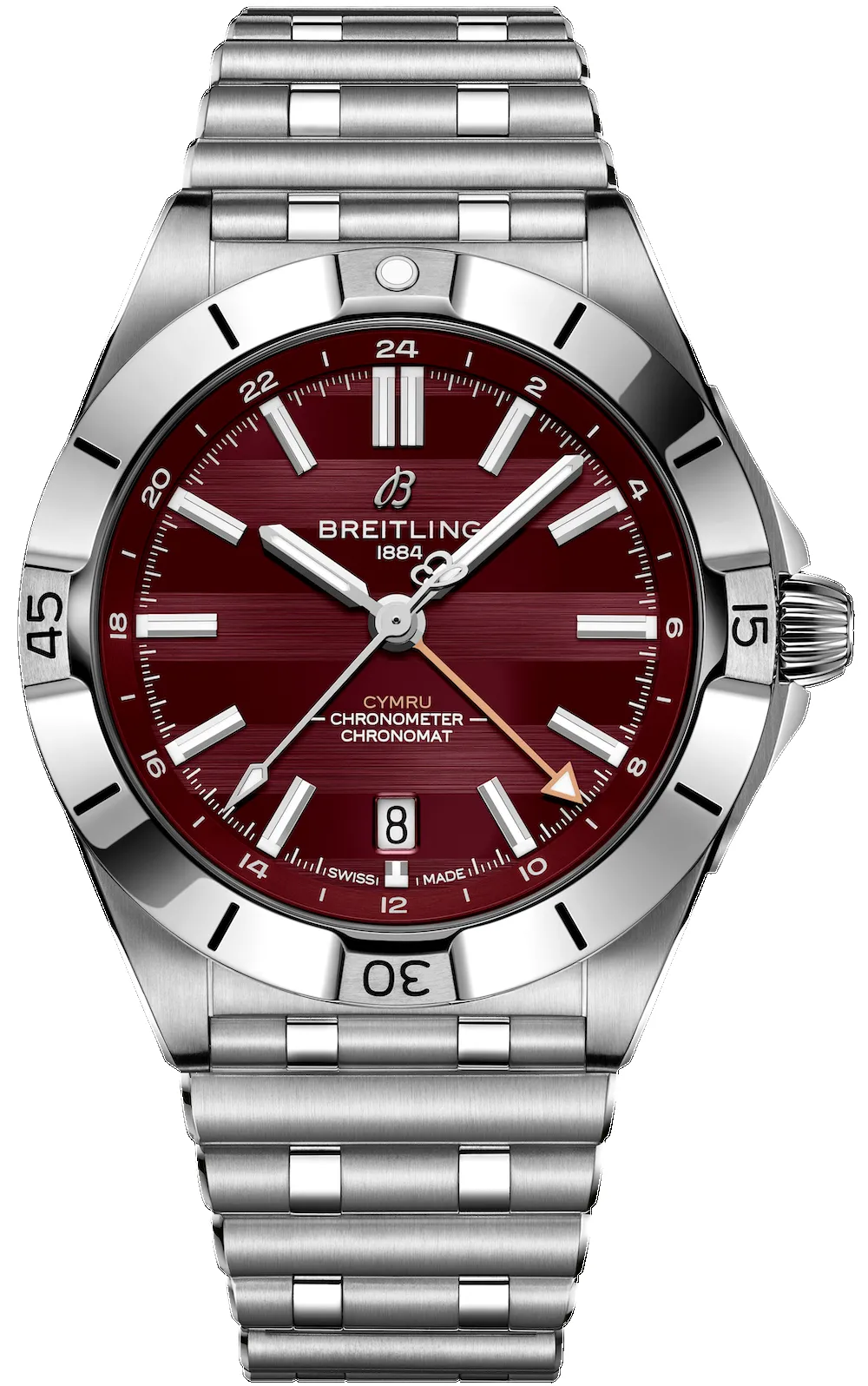 Breitling Chronomat Six Nations GMT 40 Wales Watch sold by C.W. Sellors