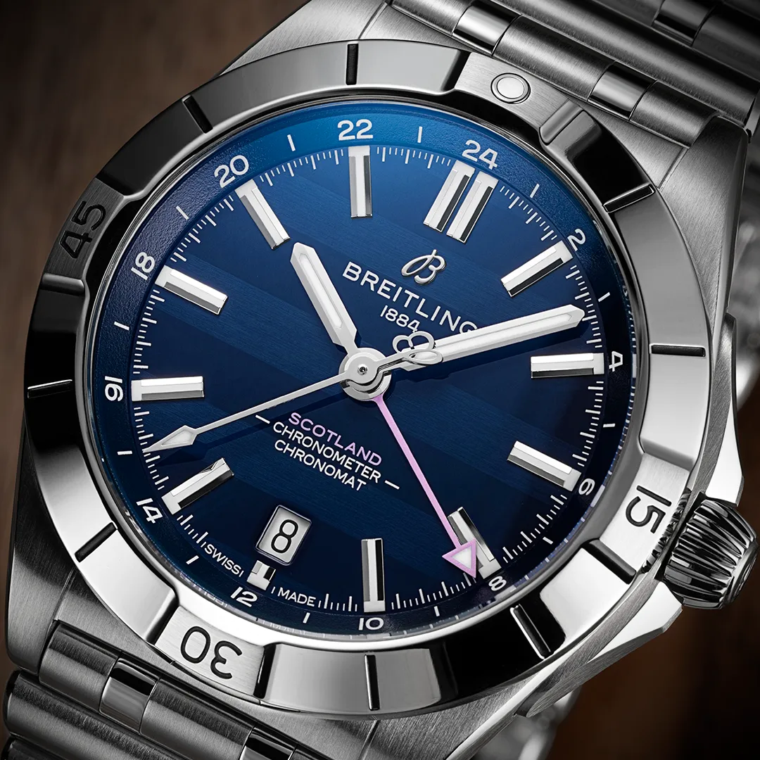 Breitling Chronomat Six Nations GMT 40 Scotland Watch sold by C.W. Sellors product image thumbnail 3