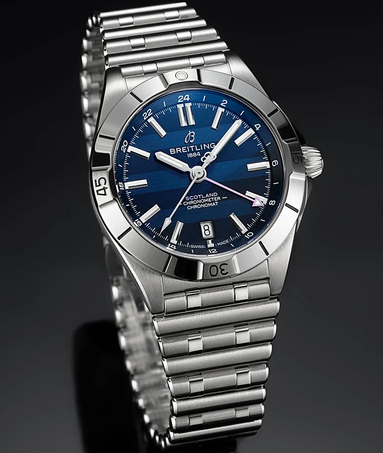 Breitling Chronomat Six Nations GMT 40 Scotland Watch sold by C.W. Sellors product image thumbnail 4