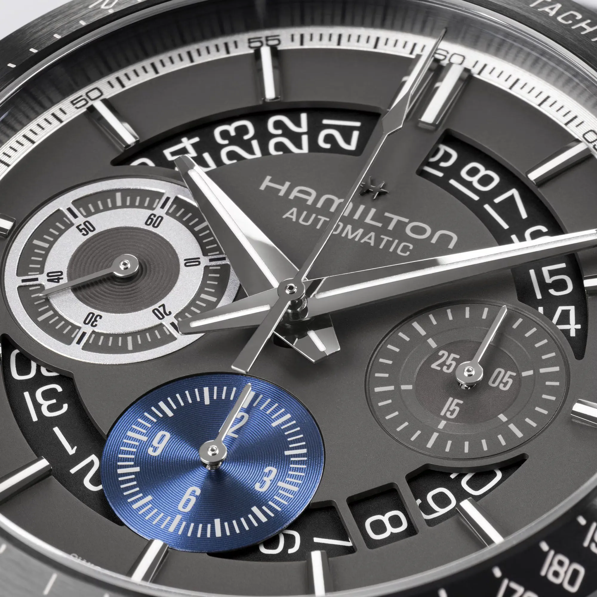 Hamilton Jazzmaster Performer Chronograph sold by C.W. Sellors product image thumbnail 3