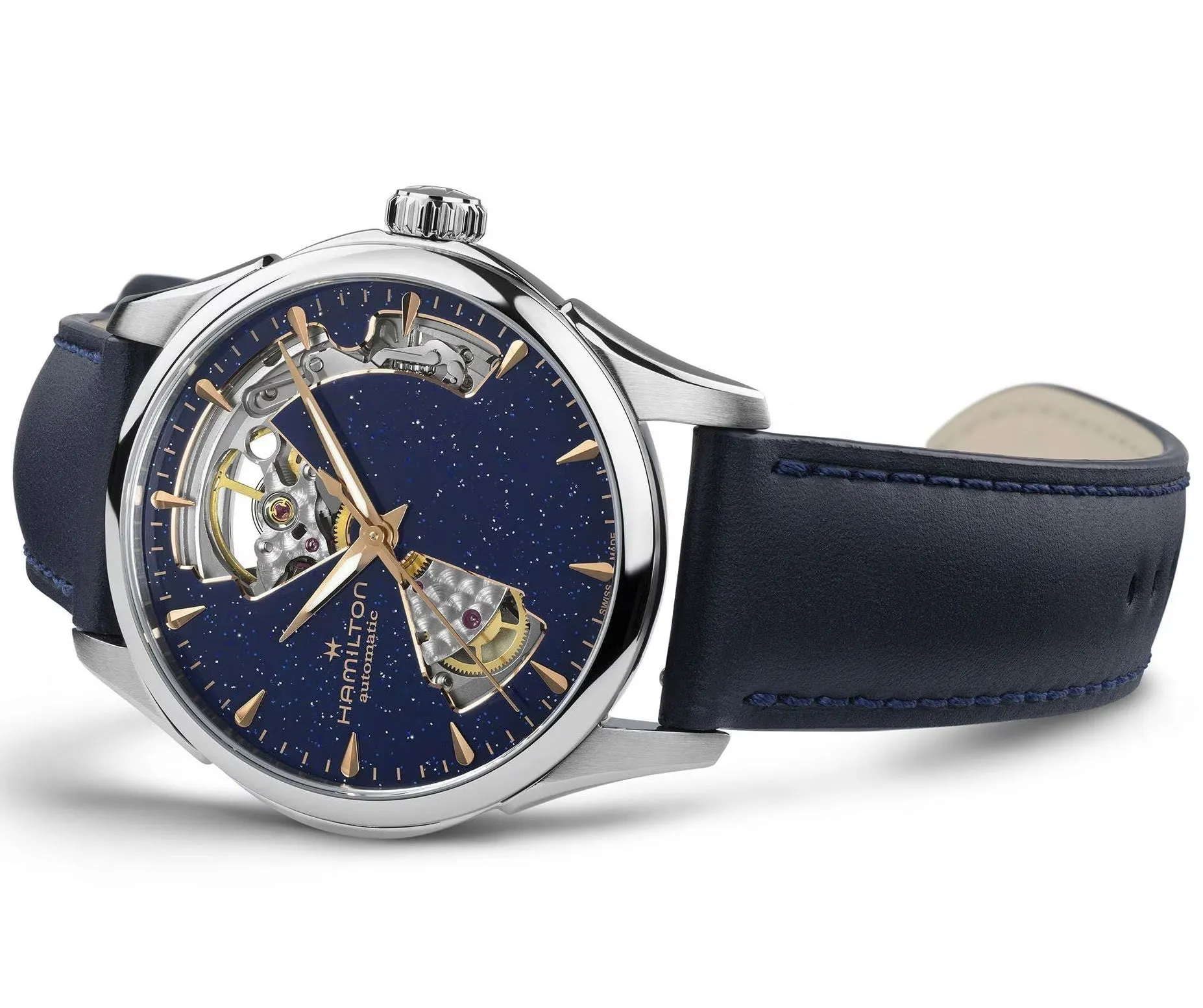 Hamilton Jazzmaster Open Heart Lady Auto 36mm Watch sold by C.W. Sellors product image thumbnail 4