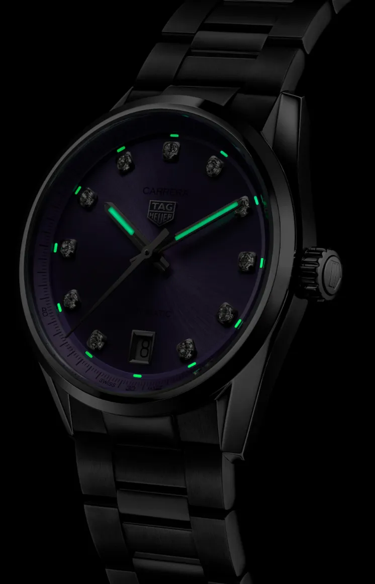 TAG Heuer Carrera Date Purple Watch sold by C.W. Sellors product image thumbnail 4