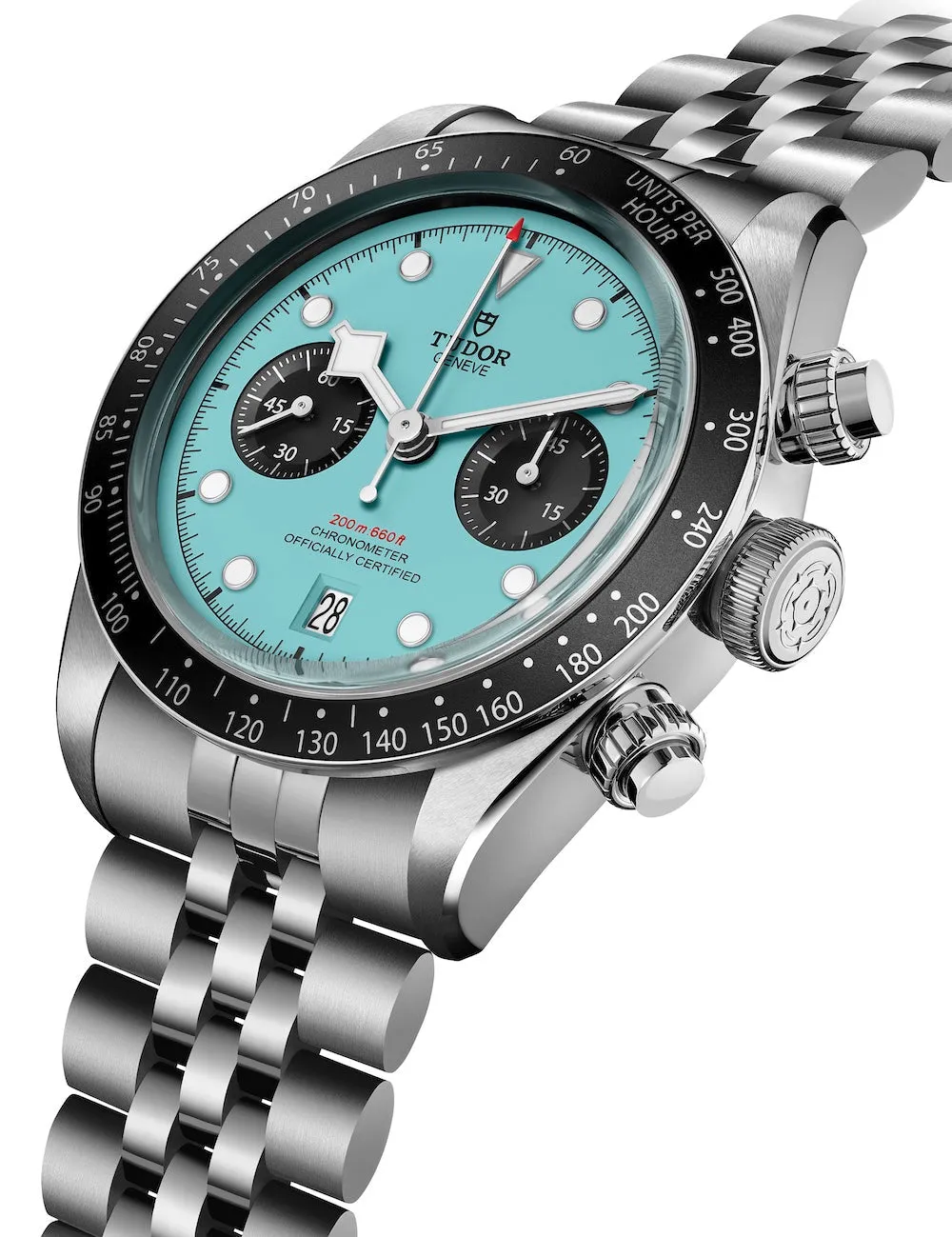 TUDOR Black Bay Chrono Flamingo Blue Watch sold by C.W. Sellors product image thumbnail 3