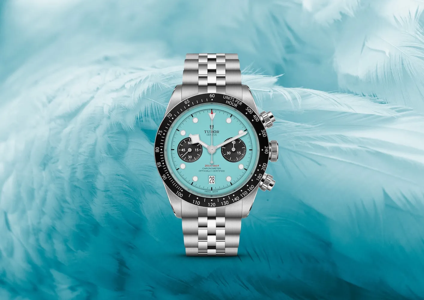 TUDOR Black Bay Chrono Flamingo Blue Watch sold by C.W. Sellors product image thumbnail 4