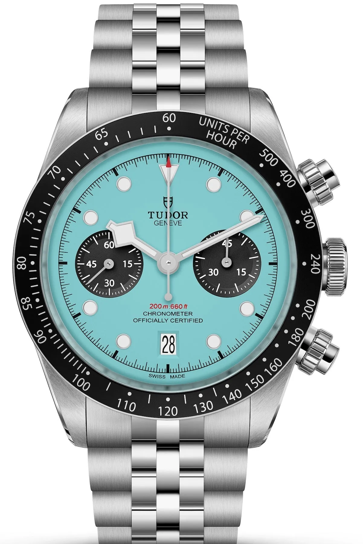 TUDOR Black Bay Chrono Flamingo Blue Watch sold by C.W. Sellors