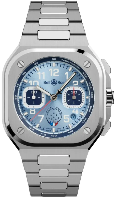Bell & Ross BR 05 Chrono Patrouille De France Bracelet Limited Edition Watch made by C.W. Sellors