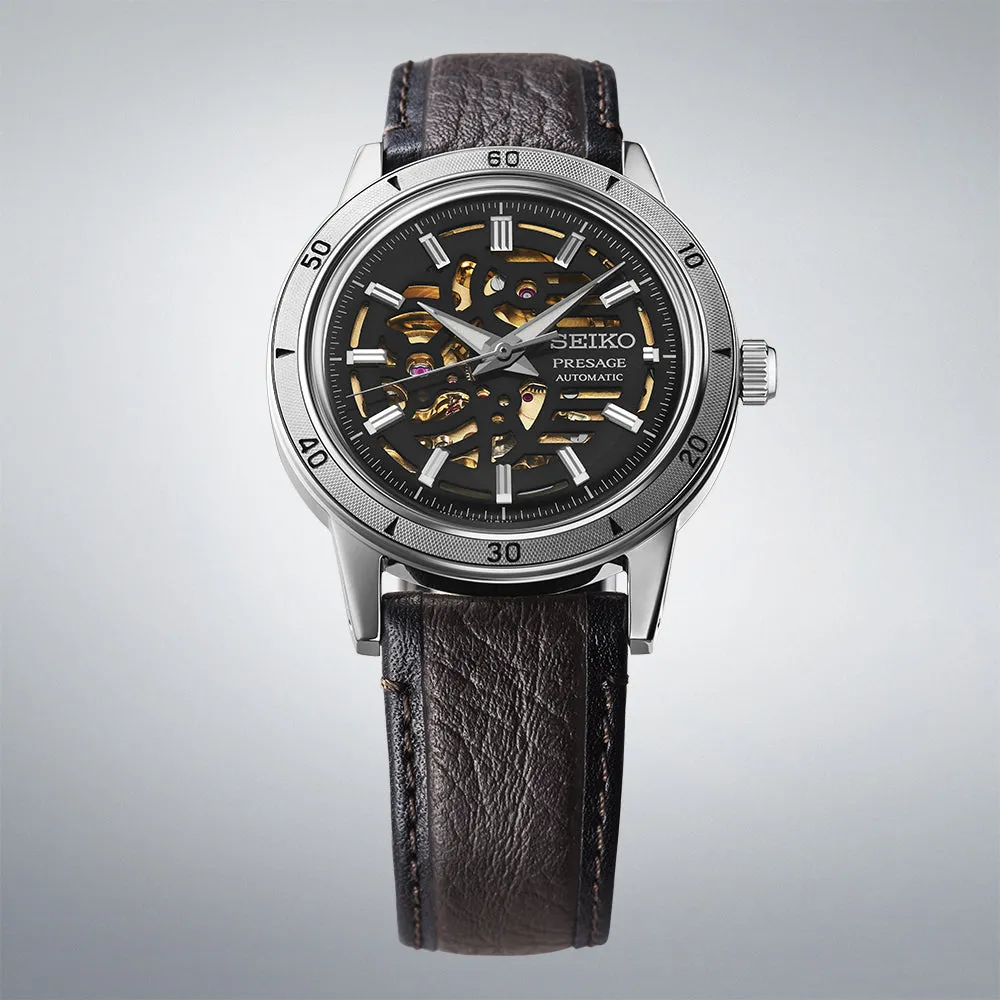 Seiko Presage Style 60s Elegant Yet Rugged Biker Style Watch sold by C.W. Sellors product image thumbnail 2