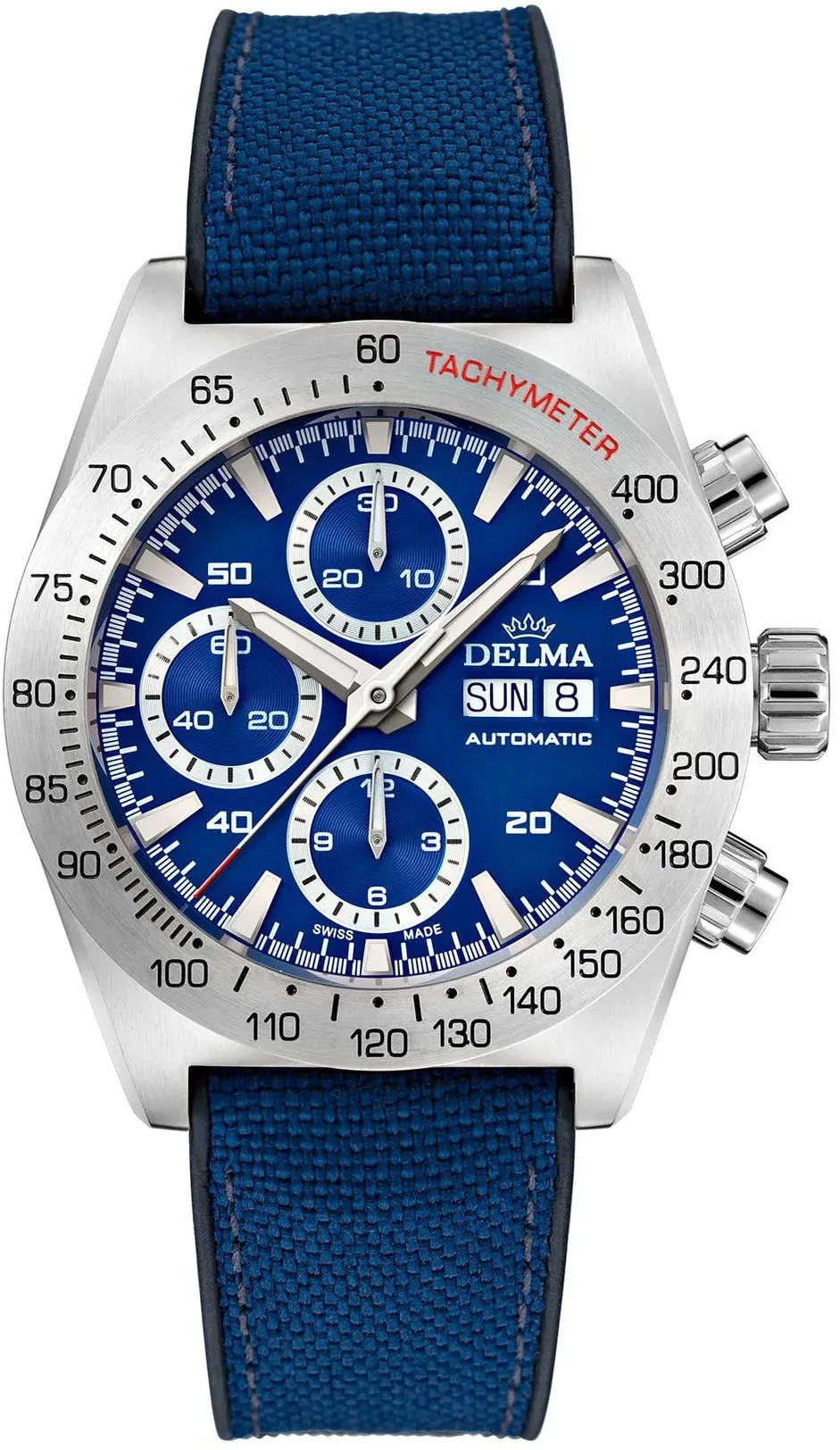 Delma Montego Chronograph Blue Watch sold by C.W. Sellors
