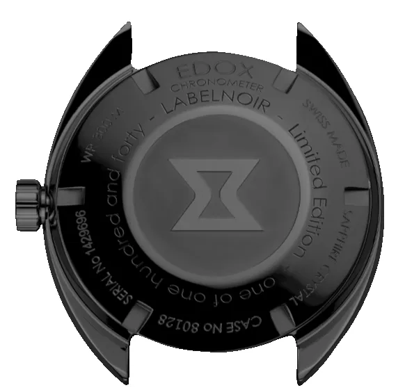 Edox Hydro Sub Label Noir Limited Edition Watch sold by C.W. Sellors product image thumbnail 2