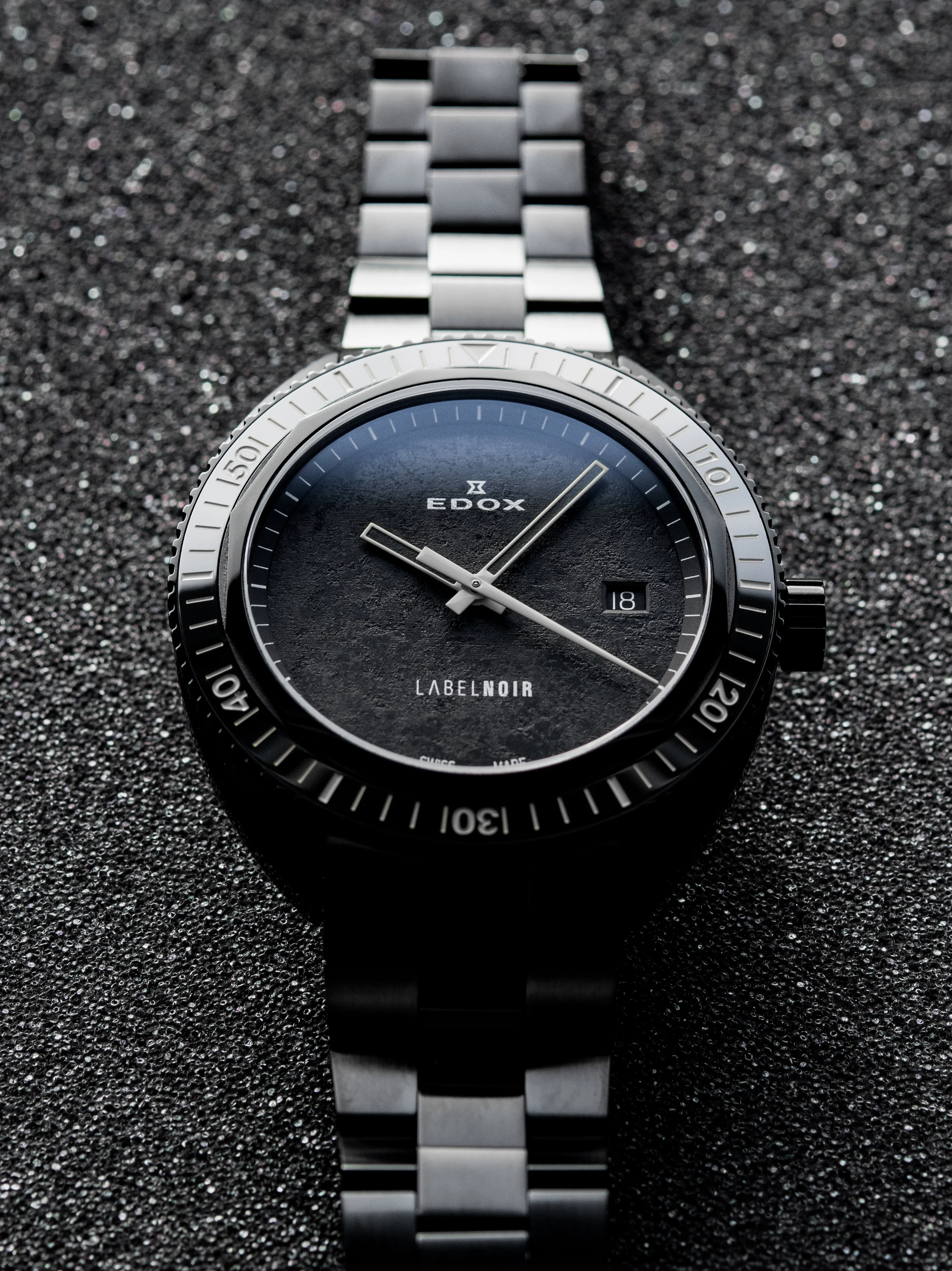 Edox Hydro Sub Label Noir Limited Edition Watch sold by C.W. Sellors product image thumbnail 3