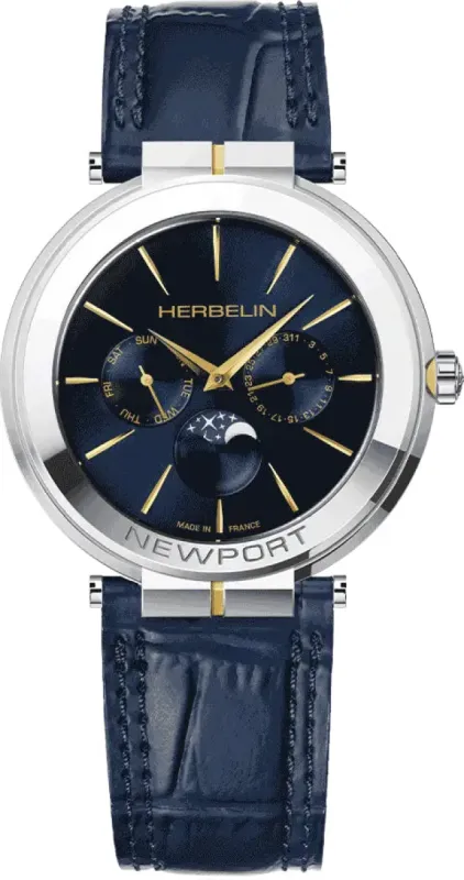 Herbelin Newport Slim Moonphase made by C.W. Sellors