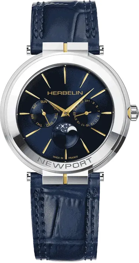 Herbelin Newport Slim Moonphase sold by C.W. Sellors