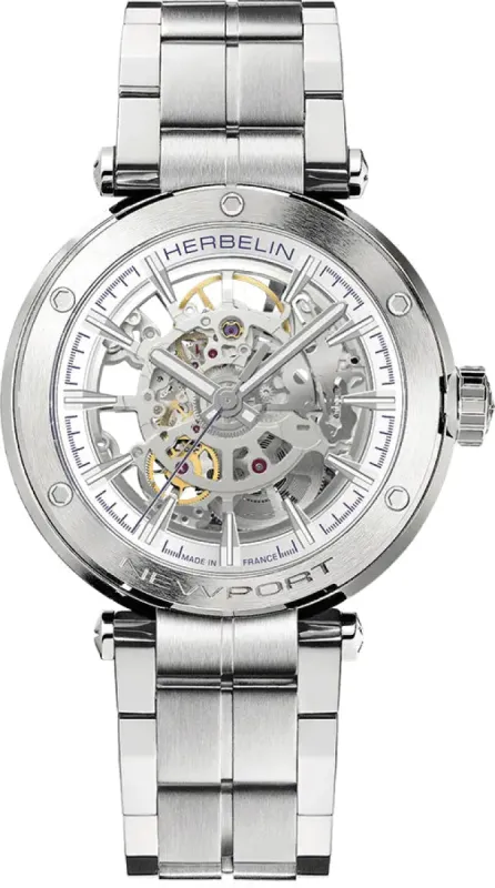 Herbelin Newport Squelette Watch made by C.W. Sellors