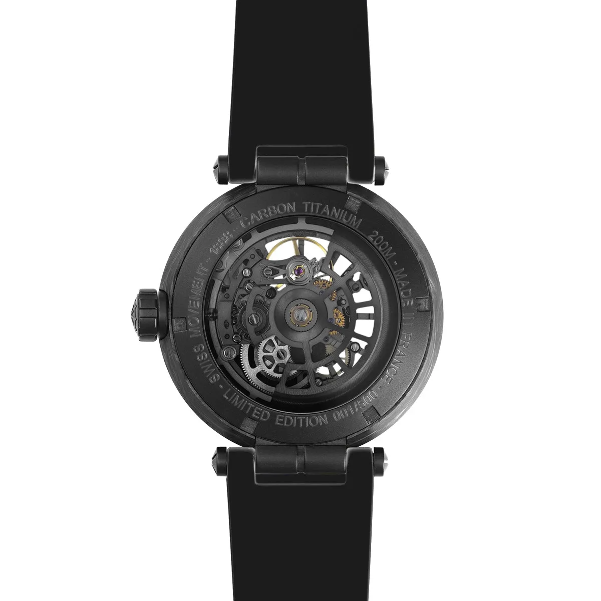 Herbelin Newport Carbon Skeleton Titanium Limited Edition Watch sold by C.W. Sellors product image thumbnail 3