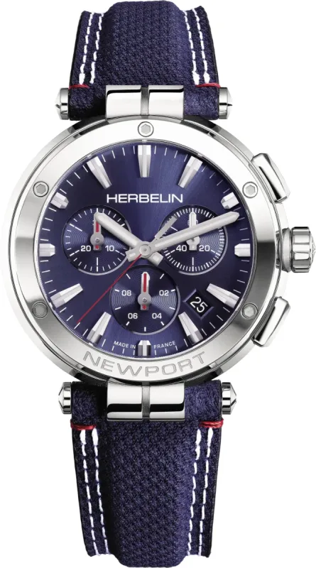 Herbelin Newport Chronograph Watch made by C.W. Sellors