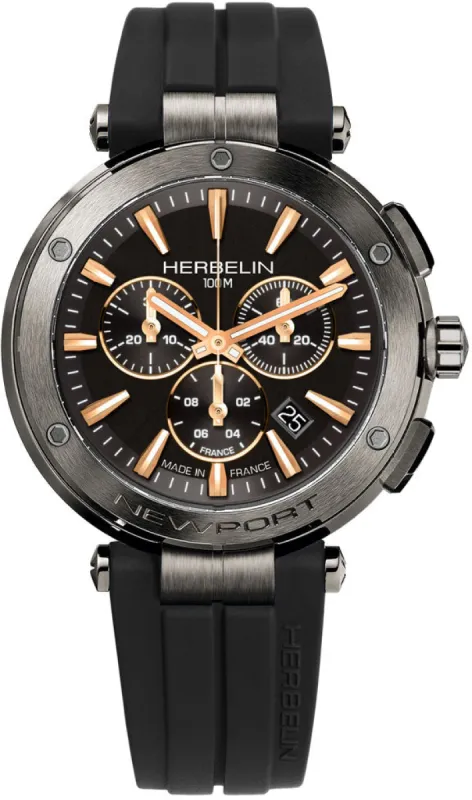 Herbelin Newport Chronograph Watch made by C.W. Sellors