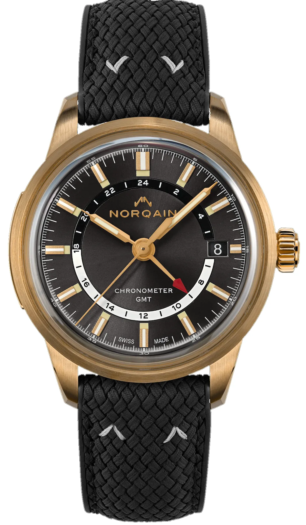 Norqain Freedom 60 GMT Bronze 40mm Limited Edition Watch sold by C.W. Sellors