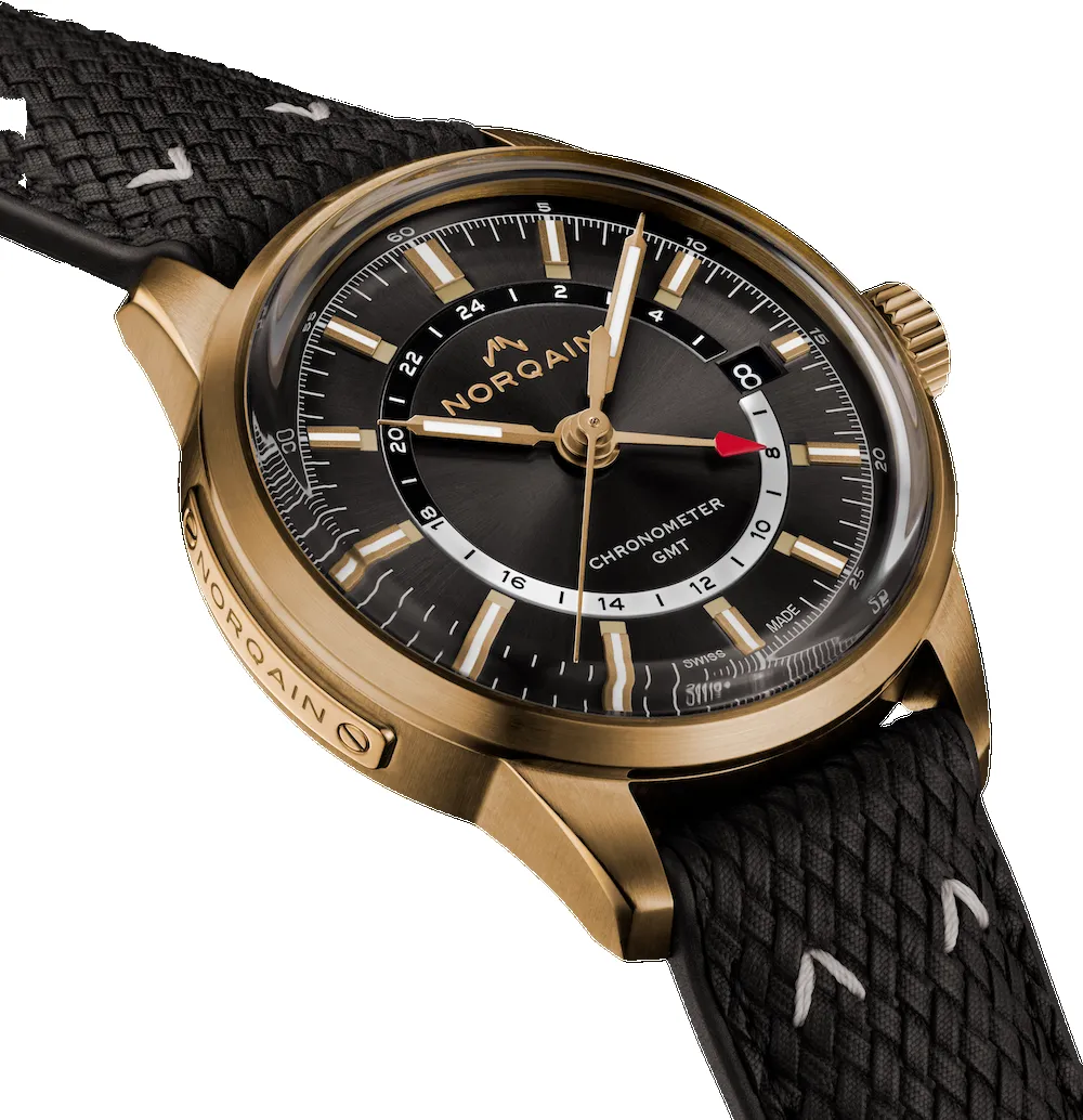 Norqain Freedom 60 GMT Bronze 40mm Limited Edition Watch sold by C.W. Sellors product image thumbnail 3
