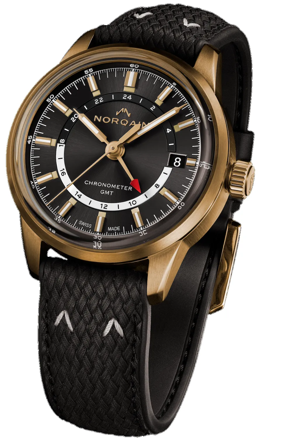 Norqain Freedom 60 GMT Bronze 40mm Limited Edition Watch sold by C.W. Sellors product image thumbnail 2
