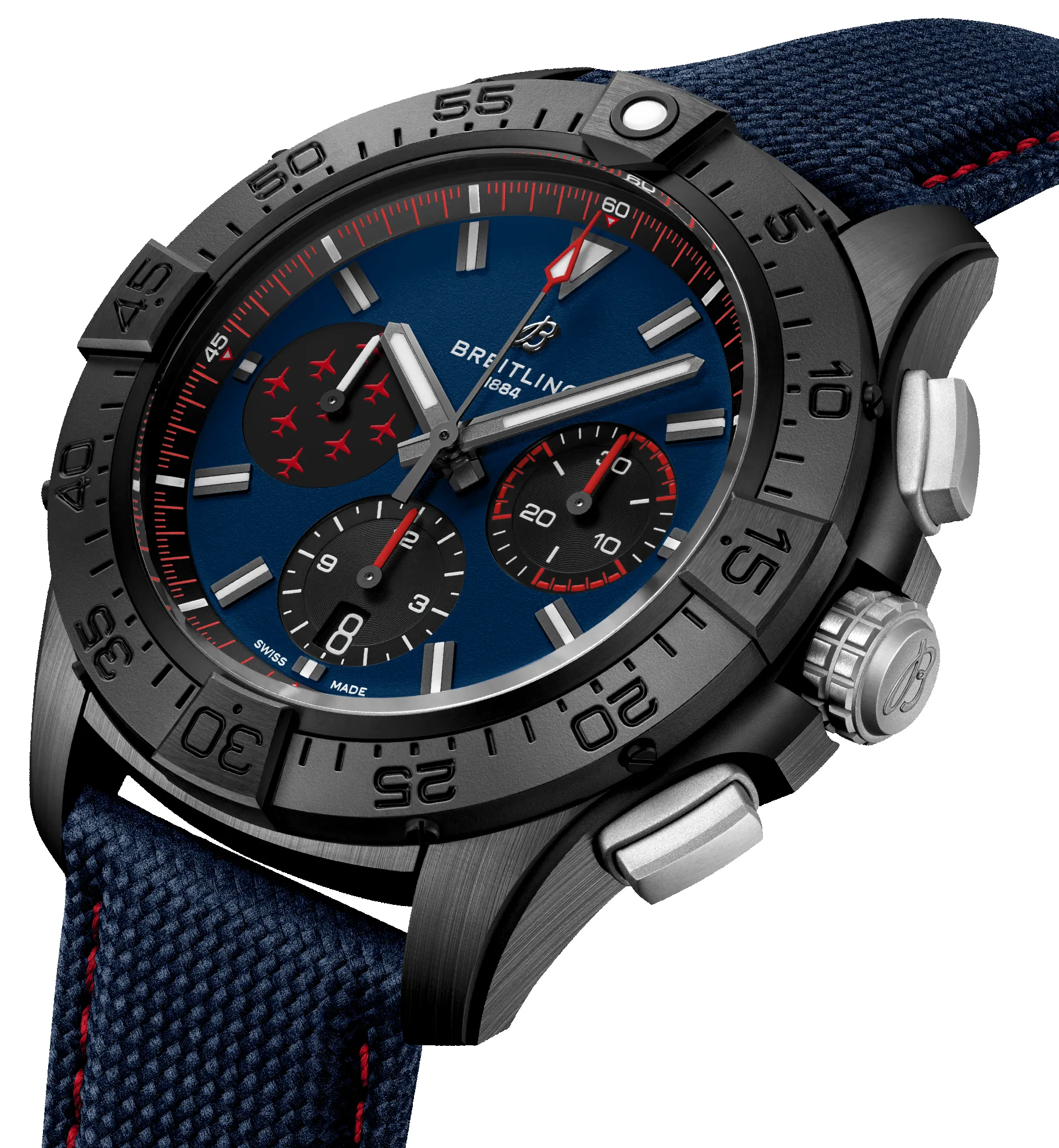Breitling Avenger B01 44 Night Mission Red Arrows Watch sold by C.W. Sellors product image thumbnail 3