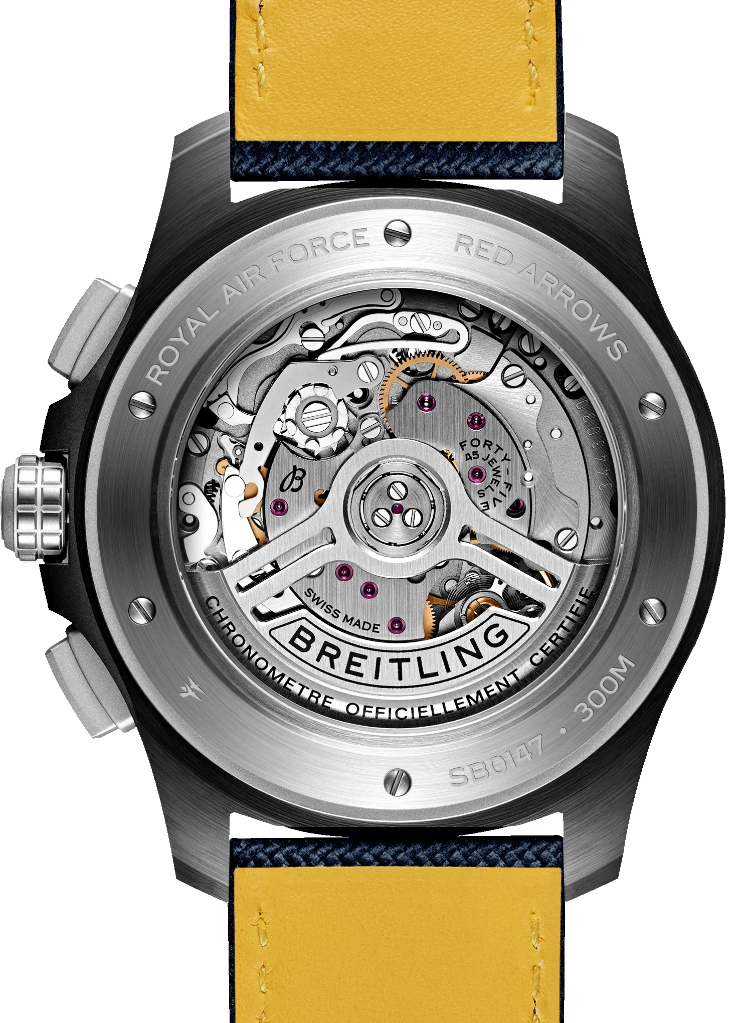 Breitling Avenger B01 44 Night Mission Red Arrows Watch sold by C.W. Sellors product image thumbnail 4