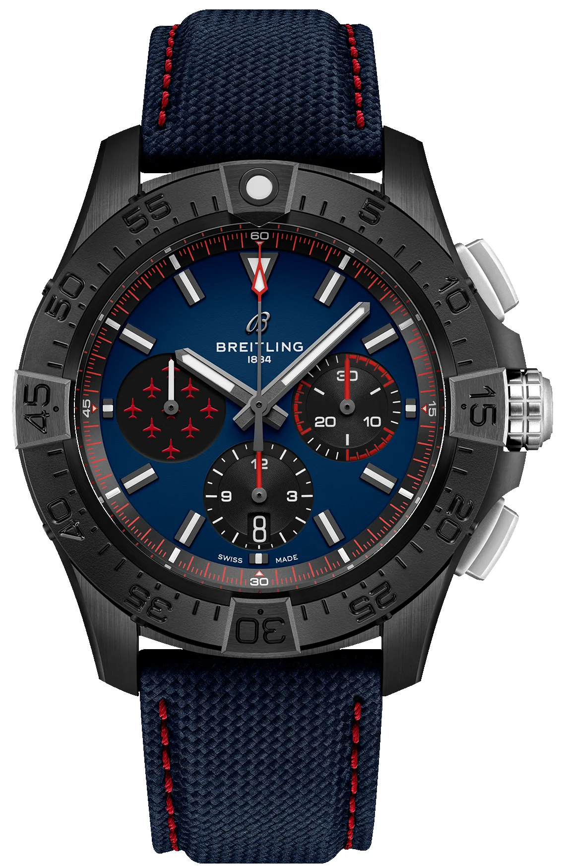 Breitling Avenger B01 44 Night Mission Red Arrows Watch sold by C.W. Sellors