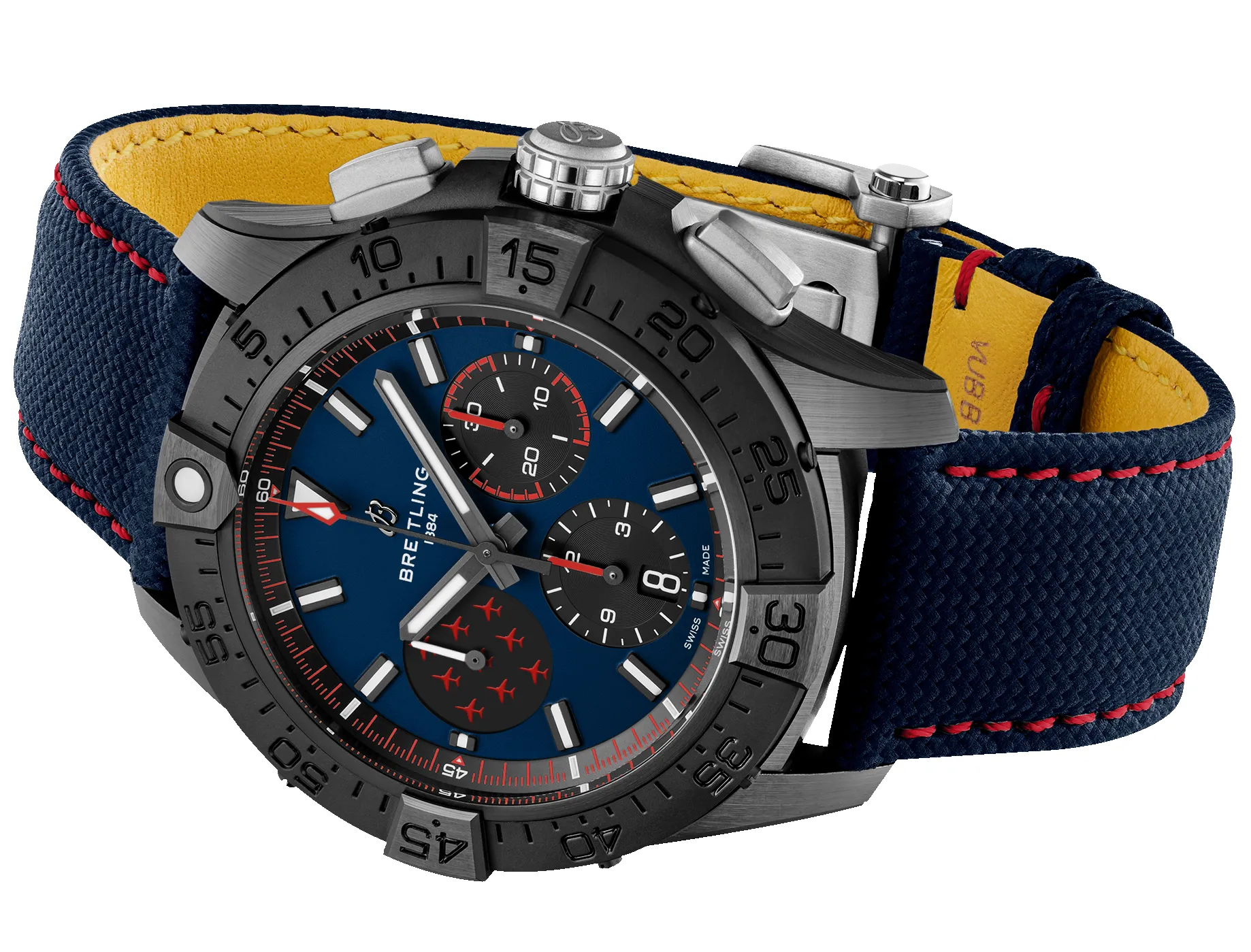 Breitling Avenger B01 44 Night Mission Red Arrows Watch sold by C.W. Sellors product image thumbnail 5