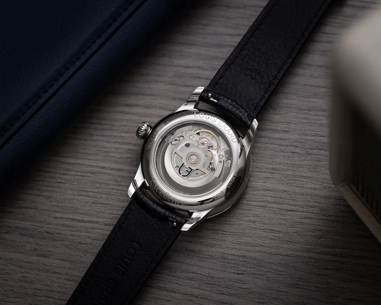 Louis Erard Excellence Petite Seconde Guilloche 42mm Anthracite Black Watch sold by C.W. Sellors product image thumbnail 5