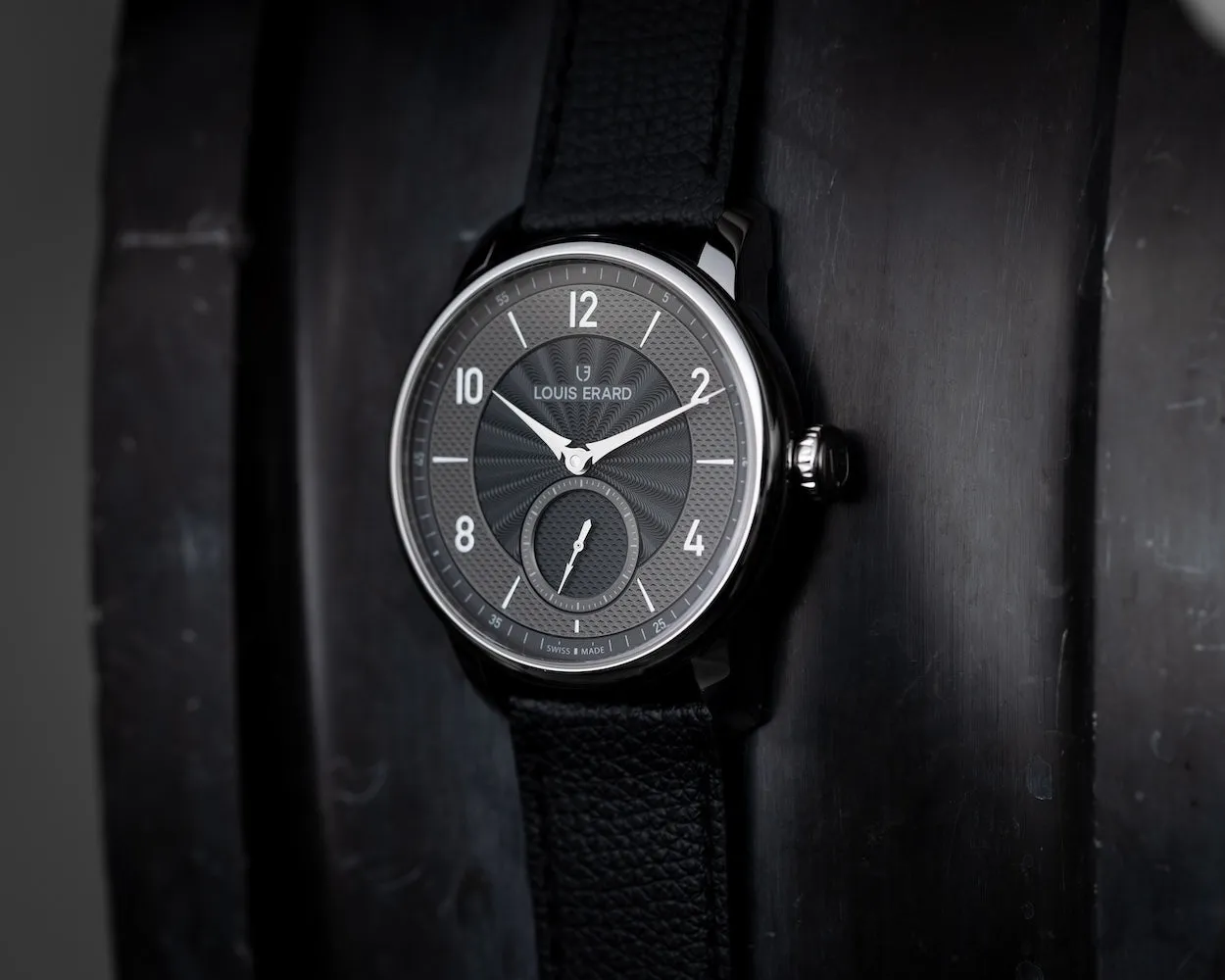 Louis Erard Excellence Petite Seconde Guilloche 42mm Anthracite Black Watch sold by C.W. Sellors product image thumbnail 2