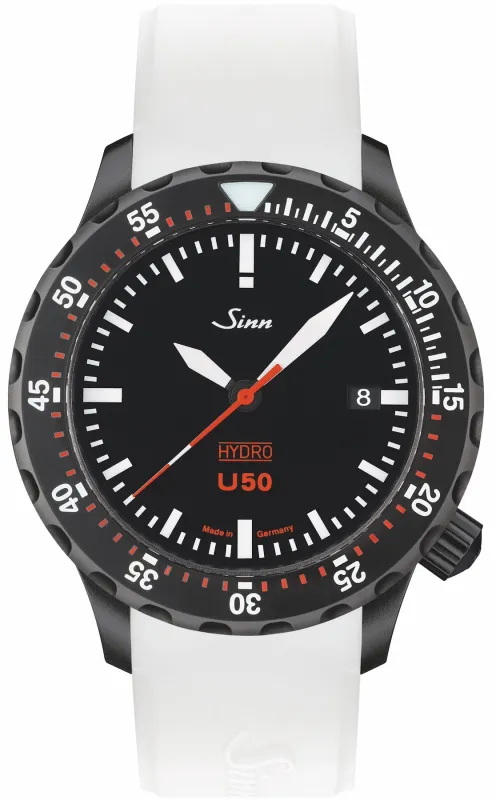 Sinn U50 Hydro S Silicone White Watch sold by C.W. Sellors