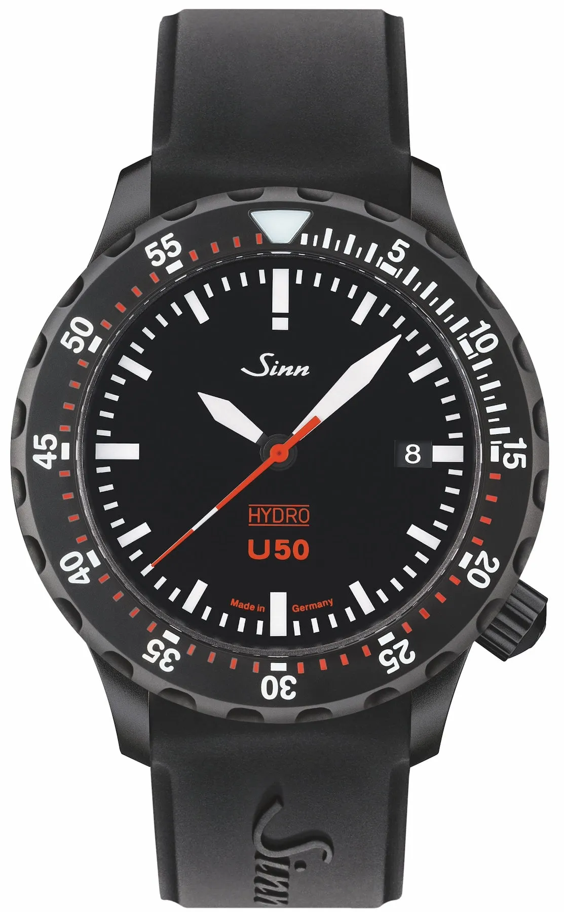 Sinn U50 Hydro S Silicone Black Watch sold by C.W. Sellors