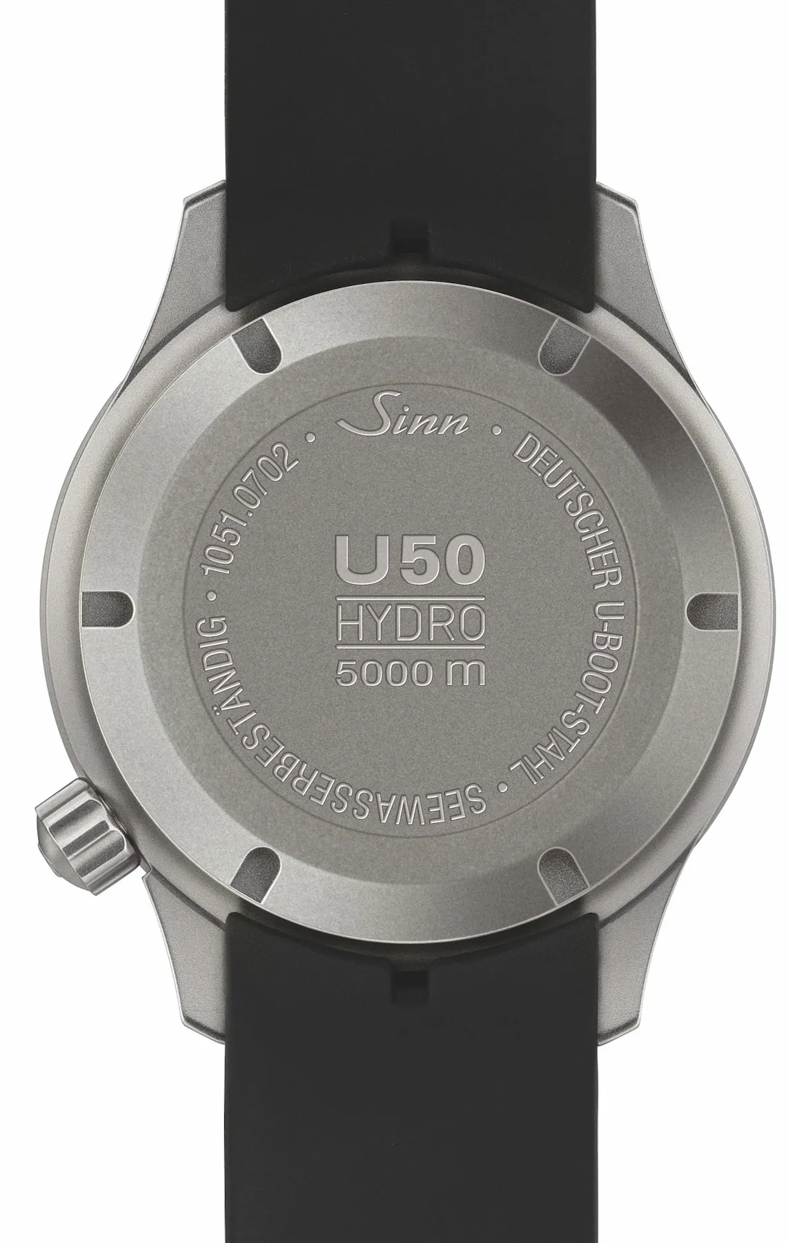 Sinn U50 Hydro SDR Silicone Black Watch sold by C.W. Sellors product image thumbnail 3