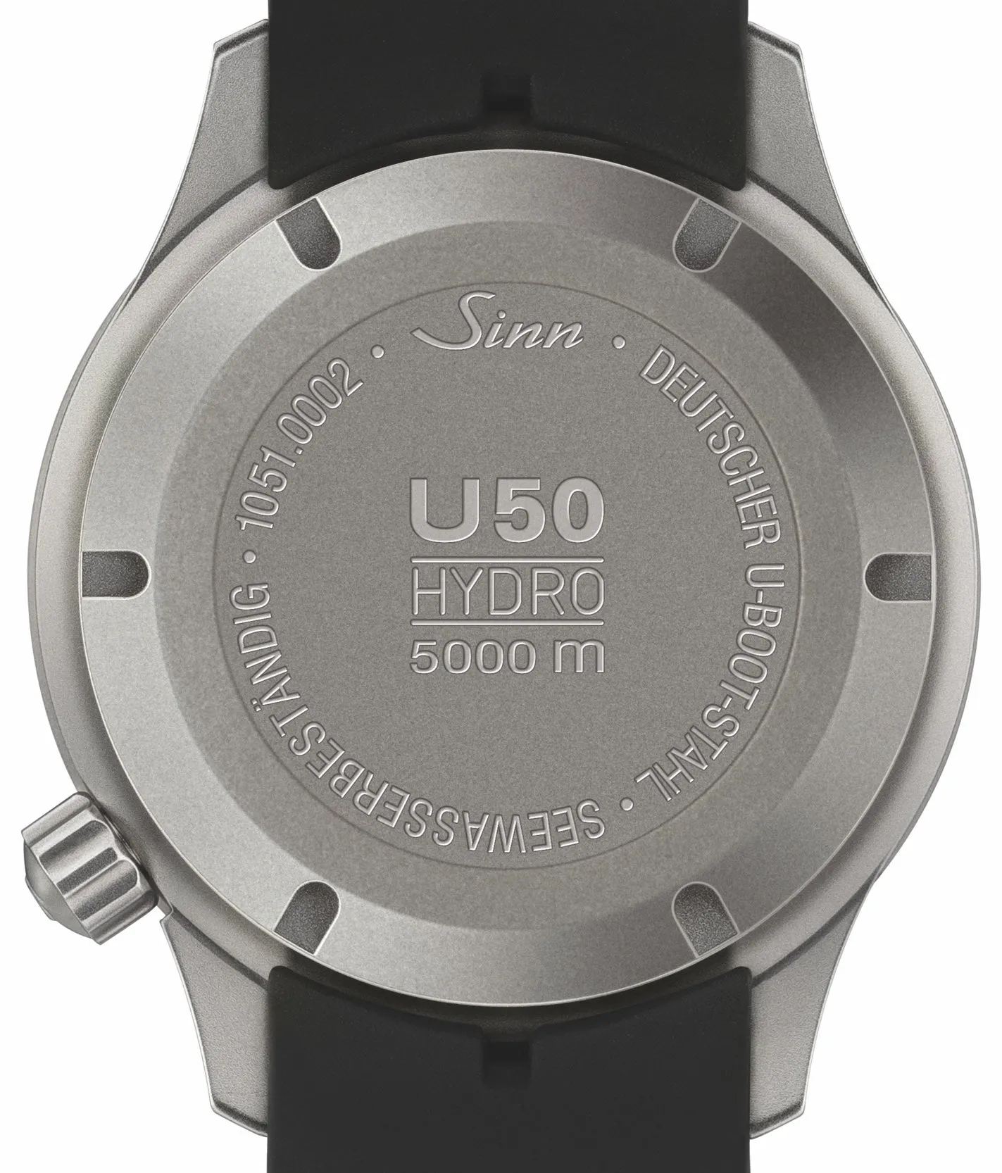 Sinn U50 Hydro Silicone Black Watch sold by C.W. Sellors product image thumbnail 3