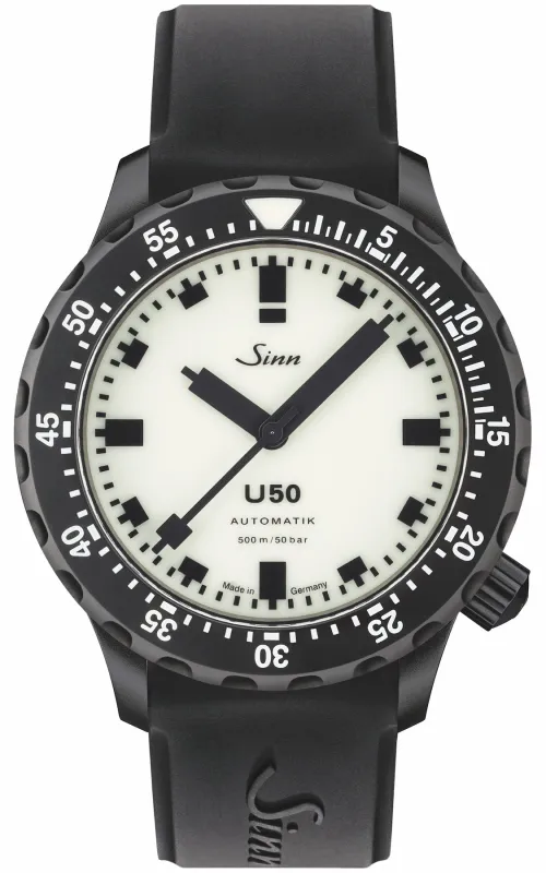 Sinn U50 S L Silicone Black Limited Edition Watch sold by C.W. Sellors