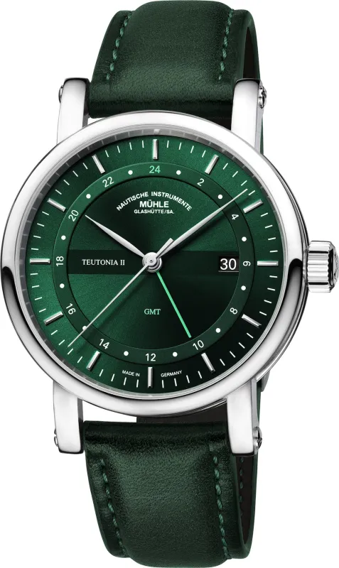 Muhle Glashutte Teutonia II GMT Watch made by C.W. Sellors