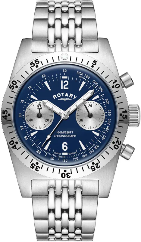 Rotary RW 1895 Heritage Chronograph Limited Edition Watch made by C.W. Sellors