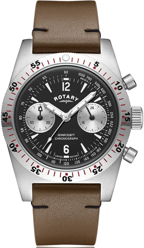 Rotary RW 1895 Heritage Chronograph Limited Edition Watch made by C.W. Sellors
