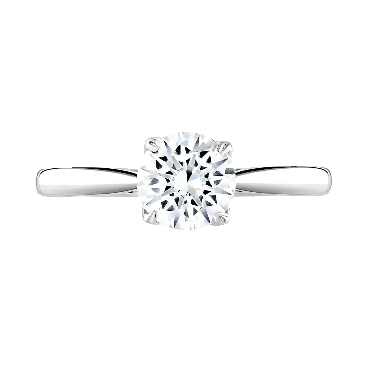 Platinum 3ct Round Brilliant Cut Laboratory Grown Diamond Solitaire sold by C.W. Sellors