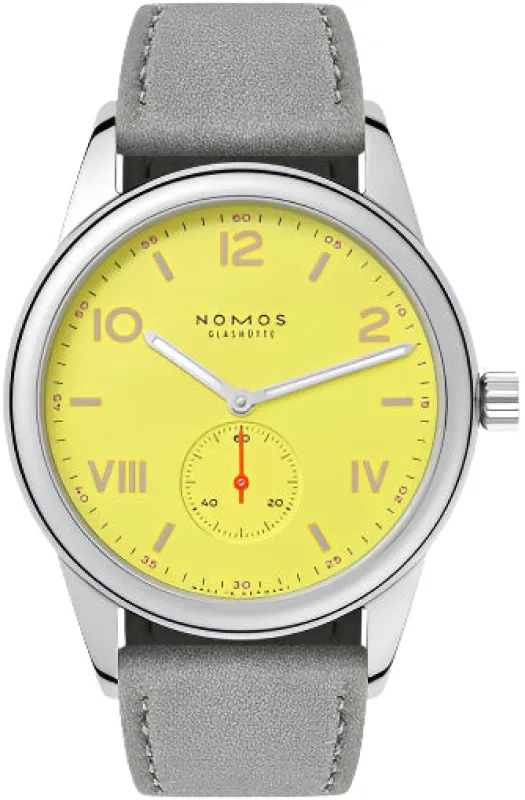 Nomos Glashutte Club Campus 38 Starlight Steel Back Watch sold by C.W. Sellors