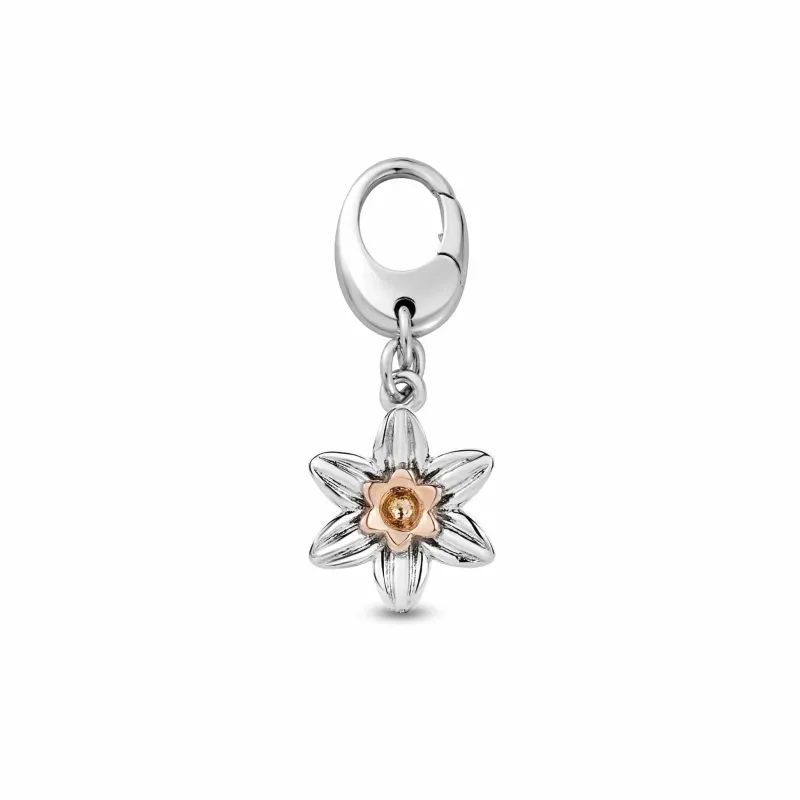 Clogau Insignia Sterling Silver Daffodil Charm made by C.W. Sellors