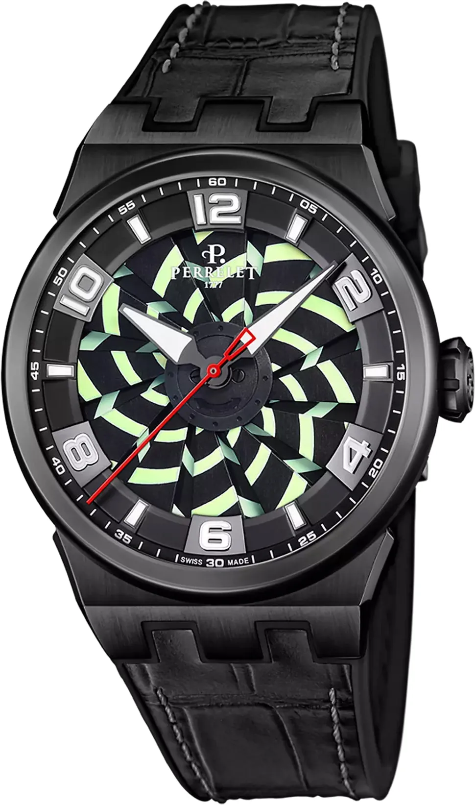 Perrelet Turbine Hypnotic 3 Hands Watch sold by C.W. Sellors