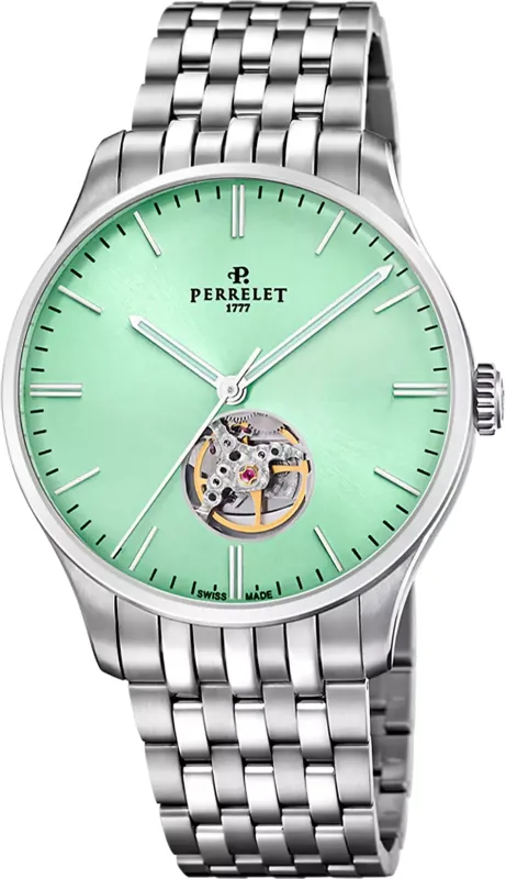 Perrelet Weekend 3 Hands Open Heart Watch sold by C.W. Sellors