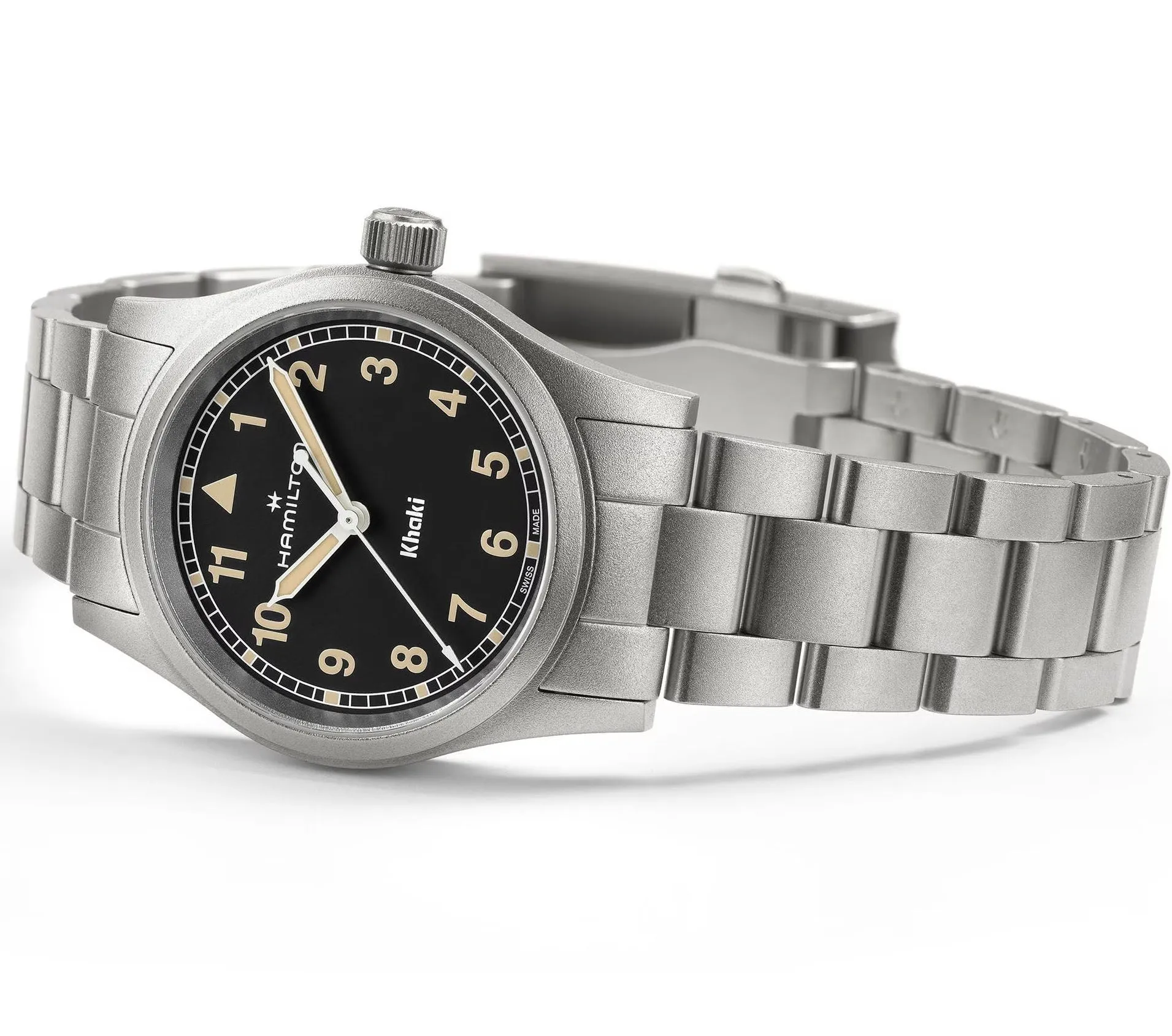 Hamilton Khaki Field Quartz Watch sold by C.W. Sellors product image thumbnail 4