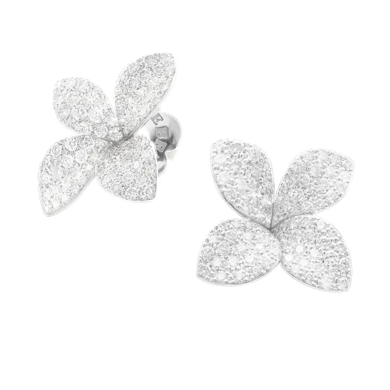 Pasquale Bruni Petit Garden 18ct White Gold 1.37ct Diamond Earrings sold by C.W. Sellors