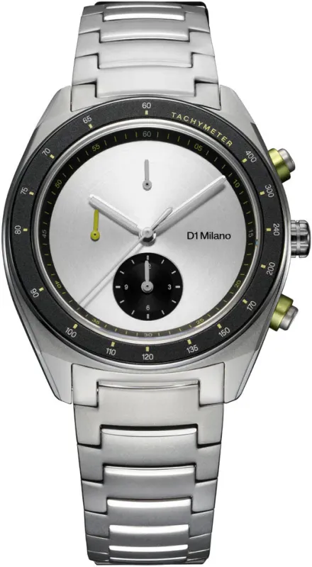 D1 Milano Chronograph Essential White Watch sold by C.W. Sellors